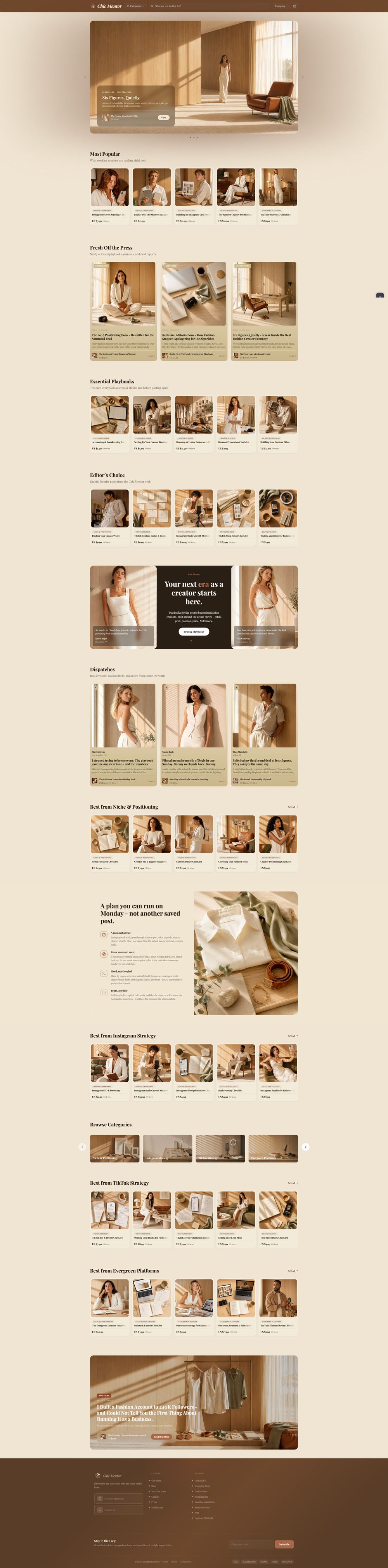 chicmentor.com β the live storefront